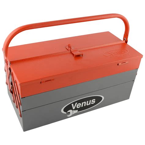 Venus VTB Metal Tool Box with 5 Compartment Box 